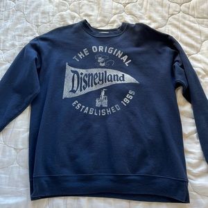 Disneyland Pennant Sweatshirt Navy Blue